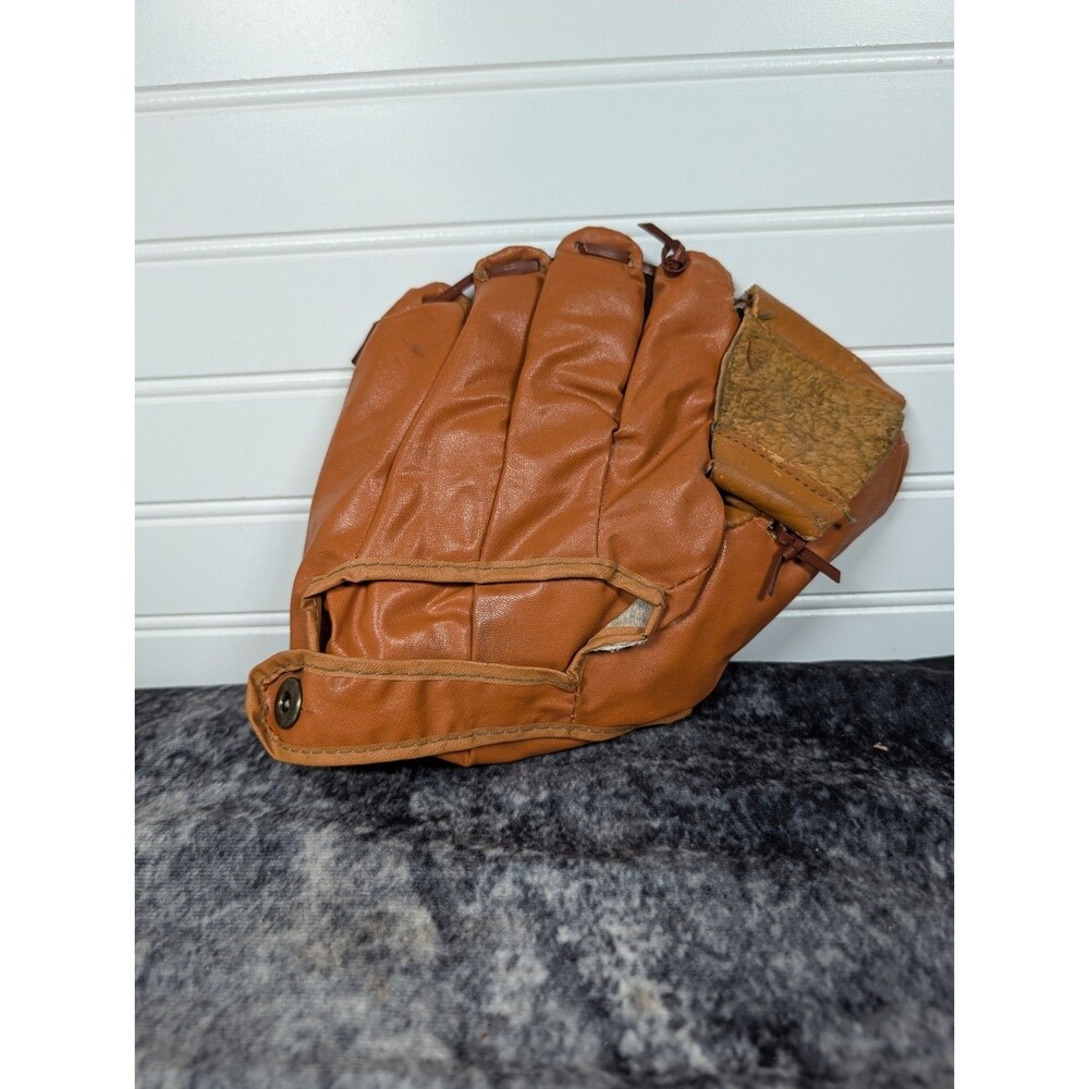 Vintage Three Finger Split Back Baseball Mitt - Unbranded Novelty Display Glove